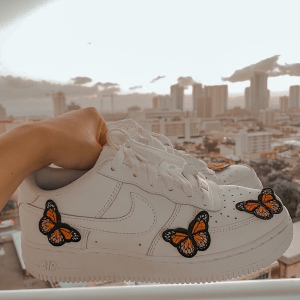 IN STOCK! Brand New Custom Butterfly Air Force 1's